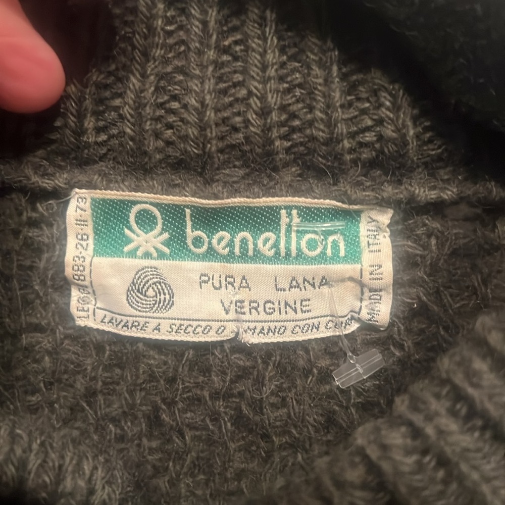 United Colors Of Benetton Dark Gray Cardigan - Picture 5 of 7